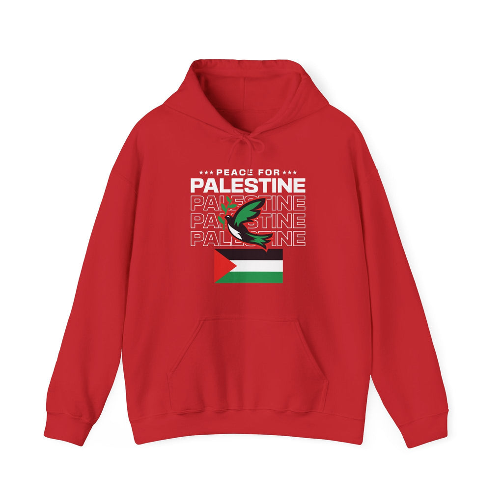 Peace for Palestine Classic Hoodie - Red / S