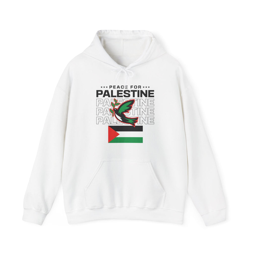 Peace for Palestine Classic Hoodie - White / S