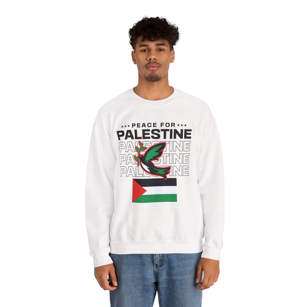 Peace for Palestine Crewneck Sweatshirt