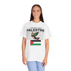 Peace for Palestine Unisex Garment-Dyed T-Shirt