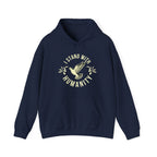 I Stand With Humanity Classic Hoodie - Navy / S
