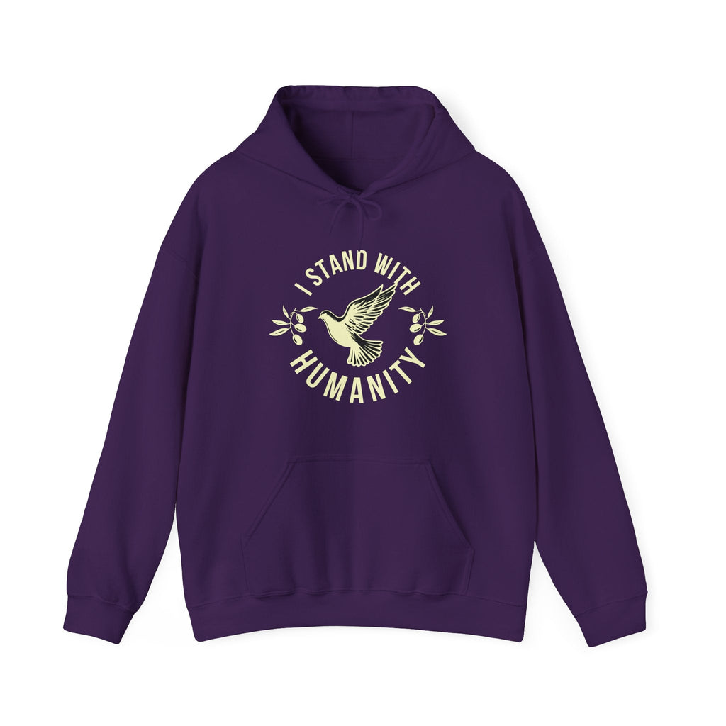 I Stand With Humanity Classic Hoodie - Purple / S