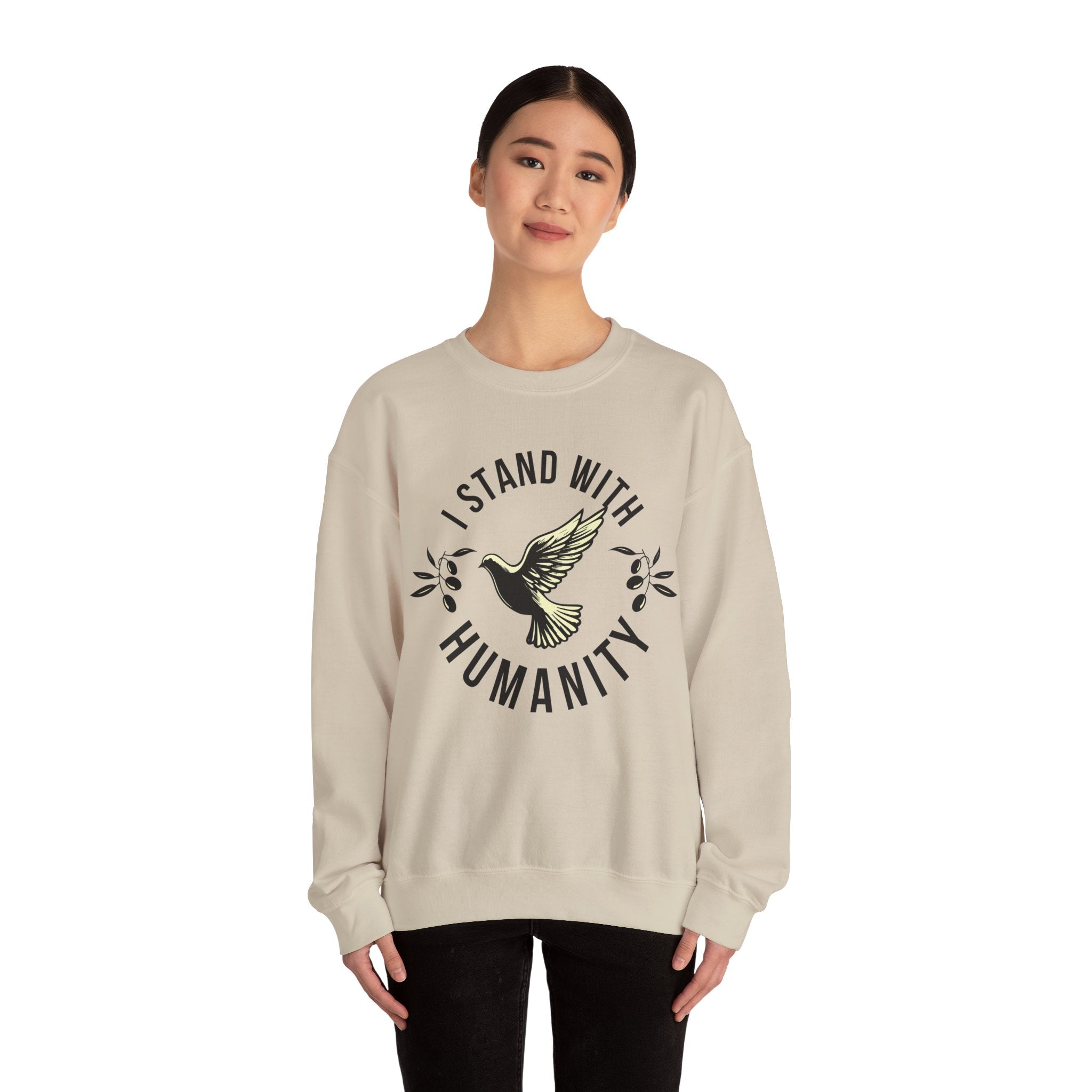 I Stand With Humanity Crewneck Sweatshirt