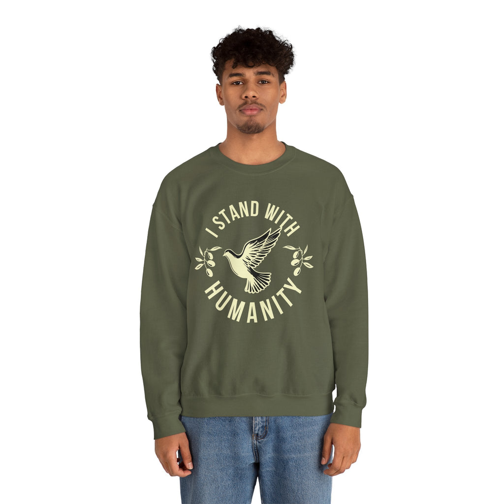 I Stand With Humanity Crewneck Sweatshirt