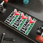 I Stand with Humanity Kiss-Cut Vinyl Stickers - Paper products