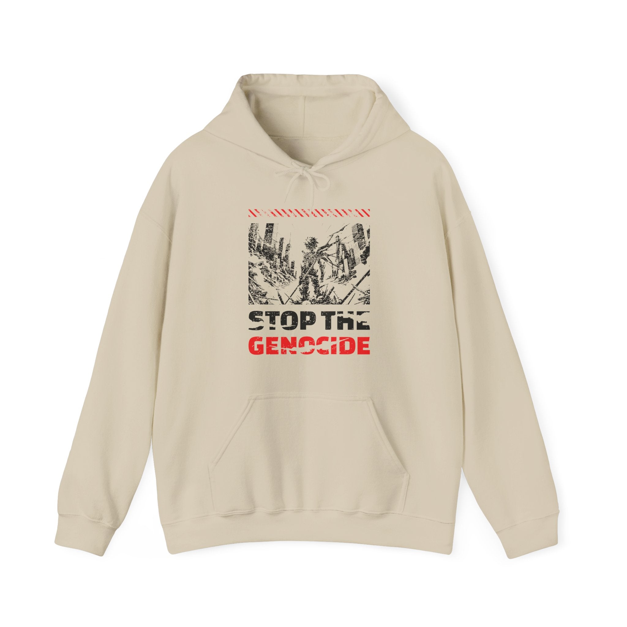 Stop the Genocide Classic Hoodie - Sand / S