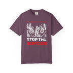 Stop the Genocide Unisex Garment-Dyed T-Shirt - Berry / S