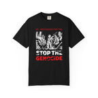 Stop the Genocide Unisex Garment-Dyed T-Shirt - Black / S