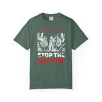 Stop the Genocide Unisex Garment-Dyed T-Shirt - Blue Spruce / S