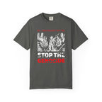Stop the Genocide Unisex Garment-Dyed T-Shirt - Pepper / S