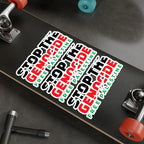 Stop the Genocide Vinyl Sticker - Paper products