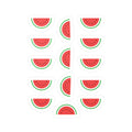 Watermelon Palestine Kiss-Cut Vinyl Decals Stickers - 3’’ x 4’’ / Satin - Paper products