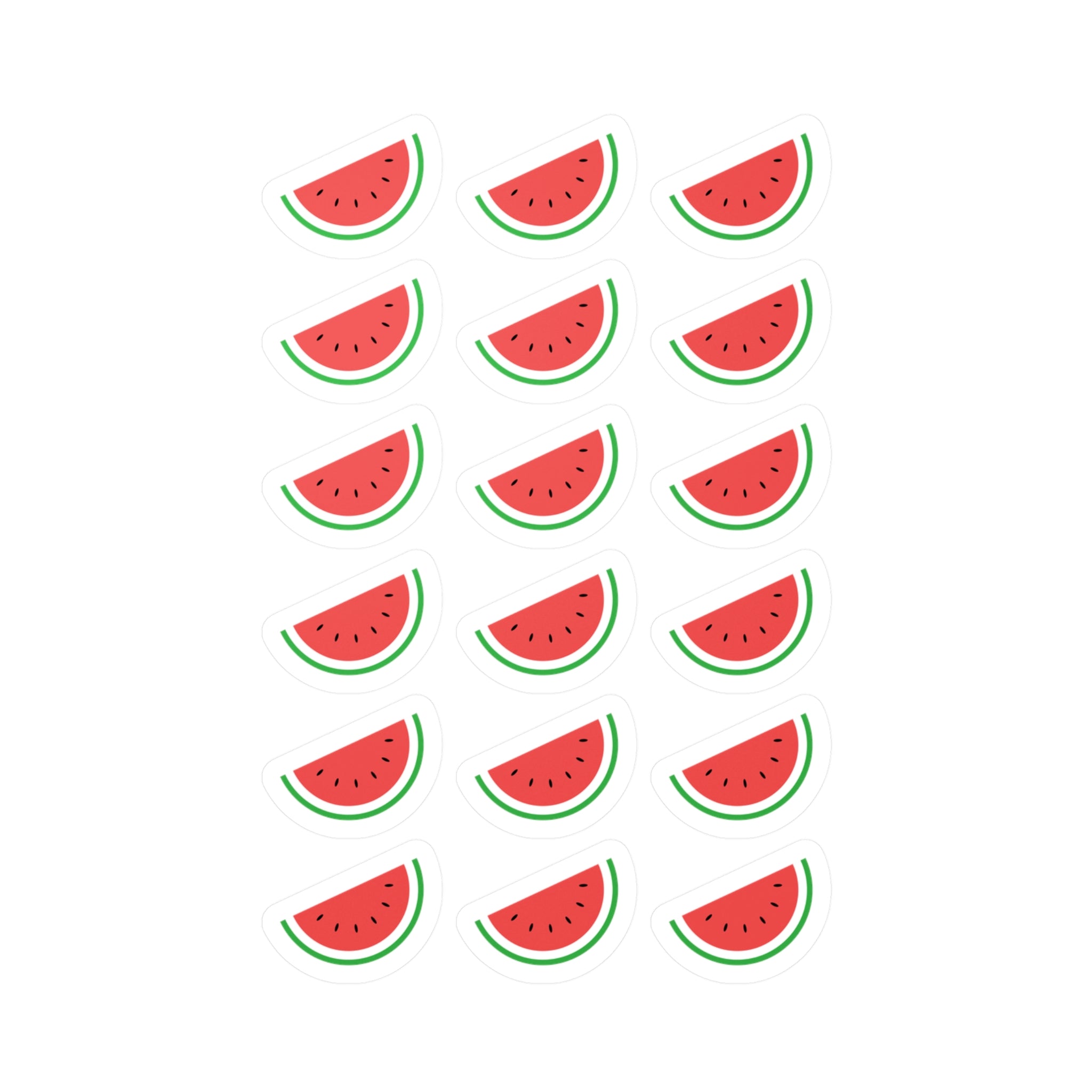 Watermelon Palestine Kiss-Cut Vinyl Decals Stickers - 4’’ x 6’’ / Satin - Paper products